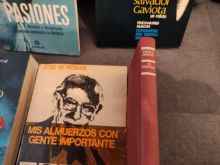 Lote de 7 libros de narrativa