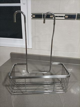 Estanterías de acero de baño