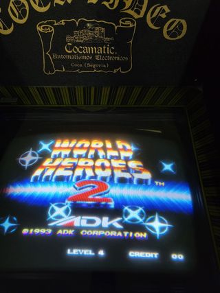 juego World heroes 2 mvs neo arcade