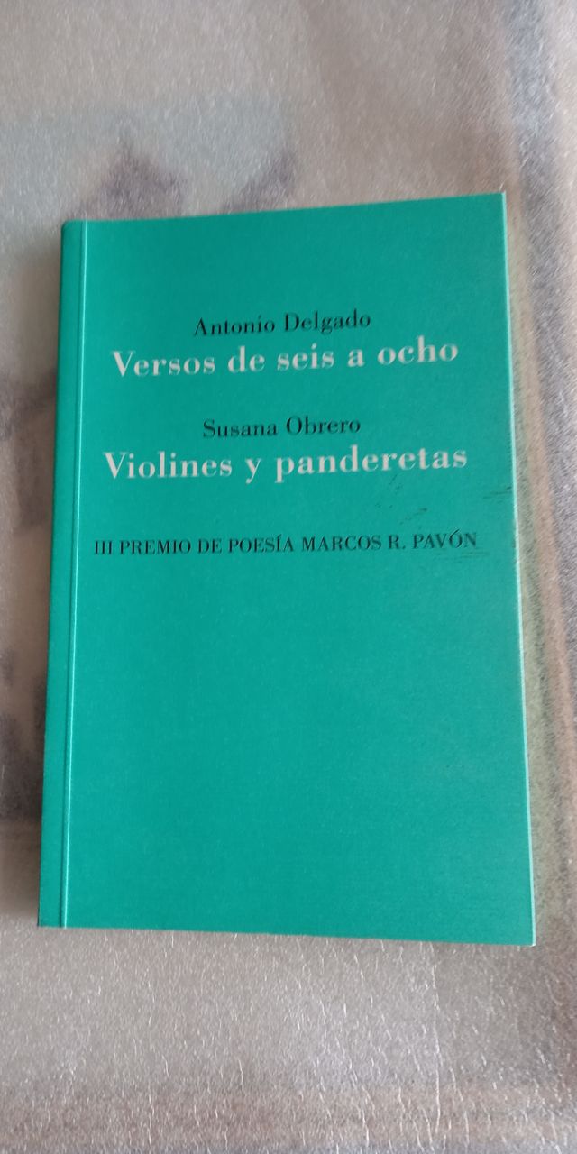 LIBRO VERSOS DE SEIS A OCHO, VIOLINES Y PANDERETAS