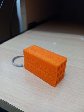 Llavero Ladrillo Arquitectura