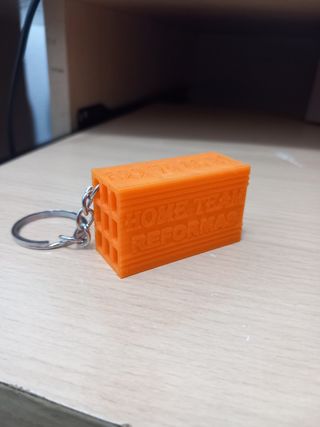 Llavero Ladrillo Arquitectura