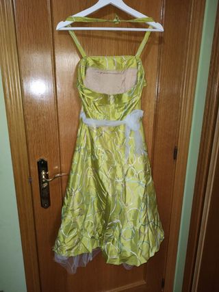 vestido de fiesta verde 