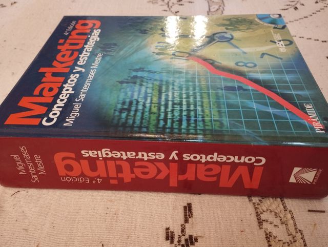 LIBRO DE MARKETING, CONCEPTOS Y ESTRATEGIAS de segunda mano por 20 EUR