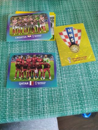 Lote cromos stickers mundial Qatar
