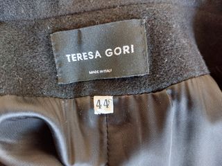 Cappotto donna nero Teresa Gori
