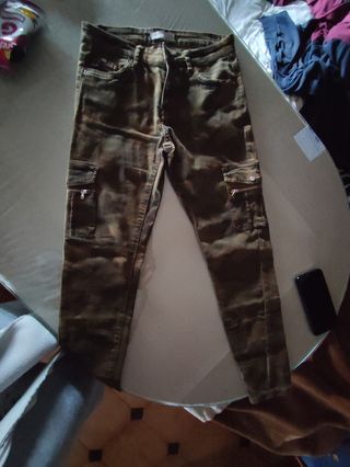 pantalón vaquero militar 