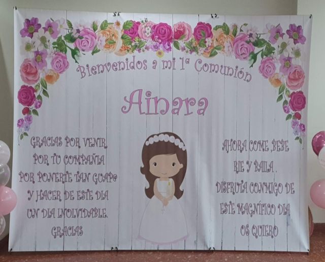 Photocall para comunion