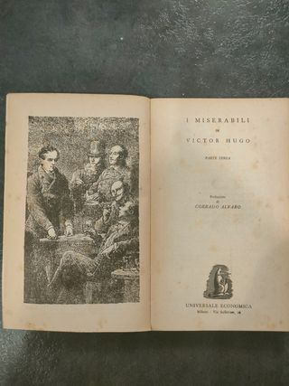 Libri "I Miserabili" di Victor Hugo del 1949