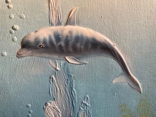 Oleo pintado a mano por Charles Redmond Benolt