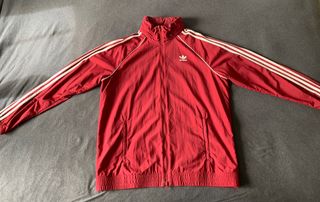 Chaqueta Roja Adidas cuello alto talla L