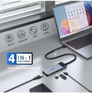 HUB USB A CON 4 PUERTOS 3.2 