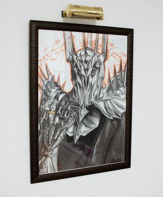 Póster dibujo de Sauron El señor de los Anillos