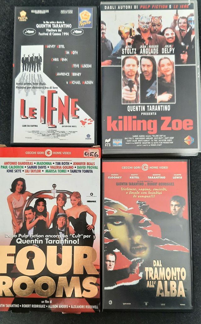 VHS pack 1 – Quentin Tarantino collection