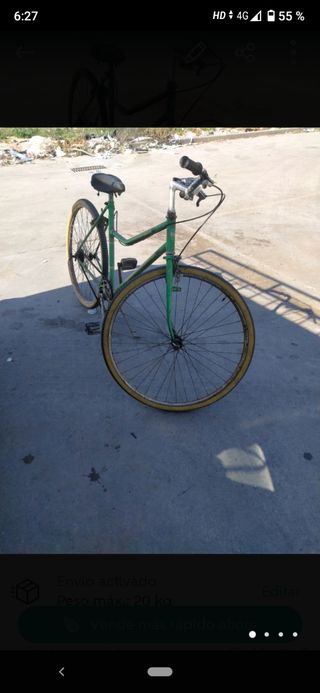 bicicleta mujer bh antigua vintage paseo