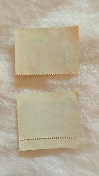 Sellos UK año1984y1986 60 cumple Reina ISABEL II