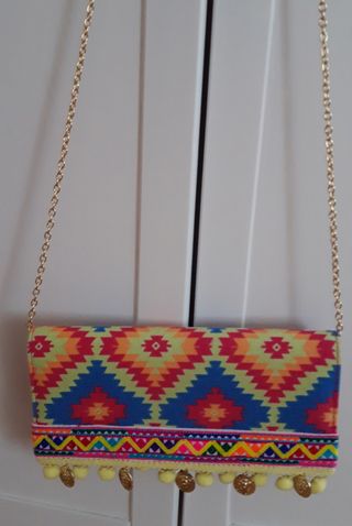 Bolso-cartera dibujo geométrico Teria Yabar