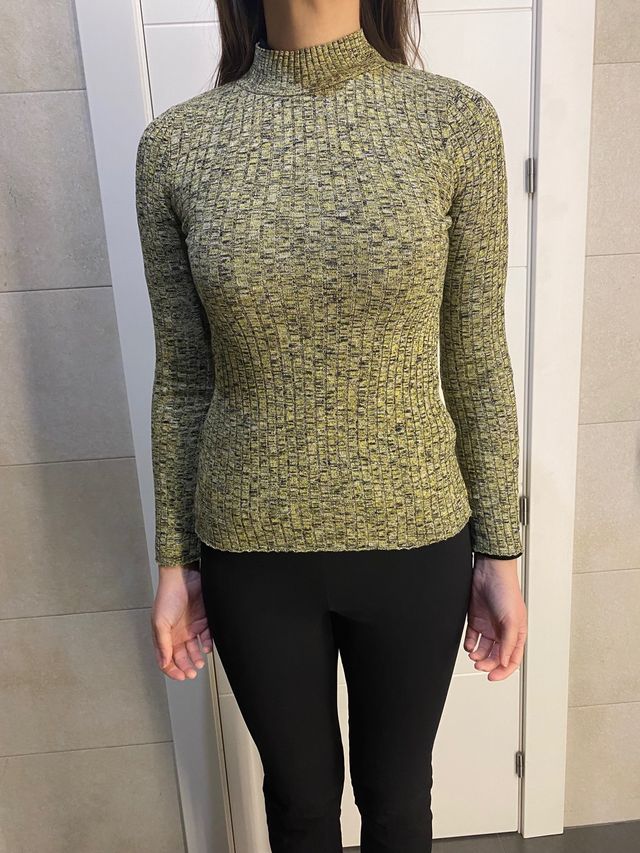 JERSEY JASPEADO MANGO PERFECTO ESTADO. TALLA S