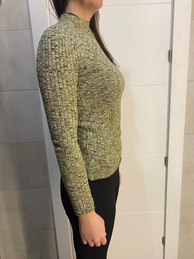 JERSEY JASPEADO MANGO PERFECTO ESTADO. TALLA S