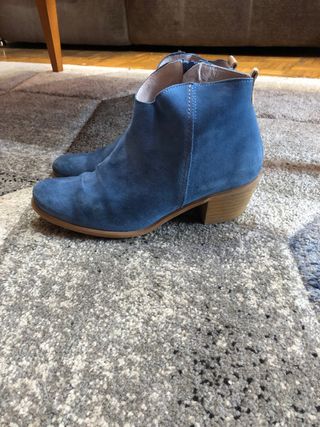 Botines azules