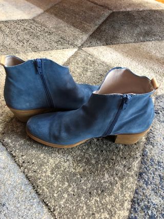 Botines azules