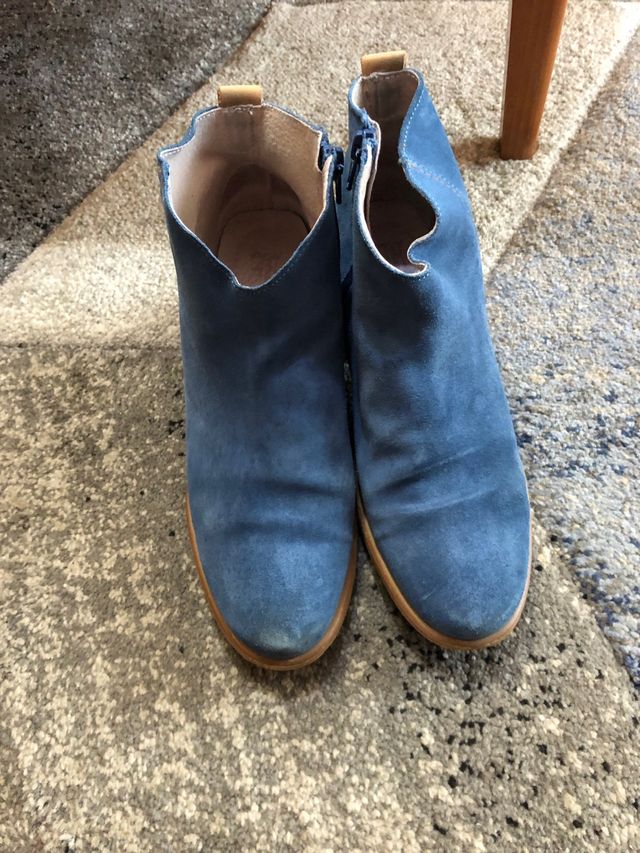 Botines azules