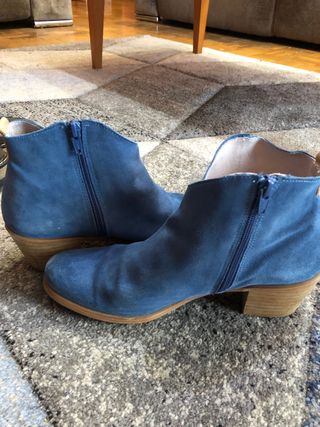 Botines azules