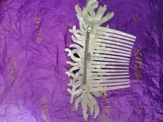 Tocado peineta novia