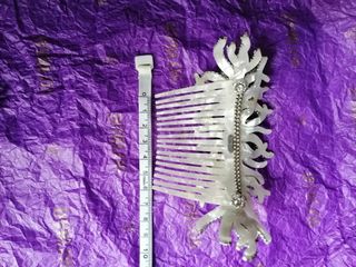 Tocado peineta novia