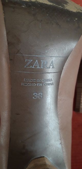 Zapatos beis corte salón  Zara Collection