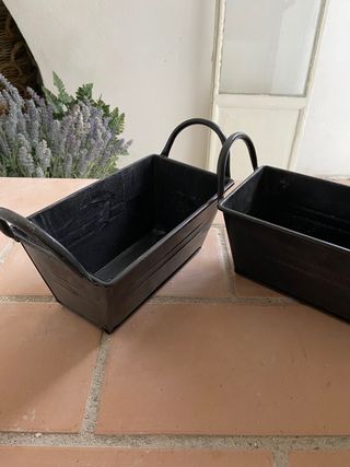 2 centros mesa metálicos