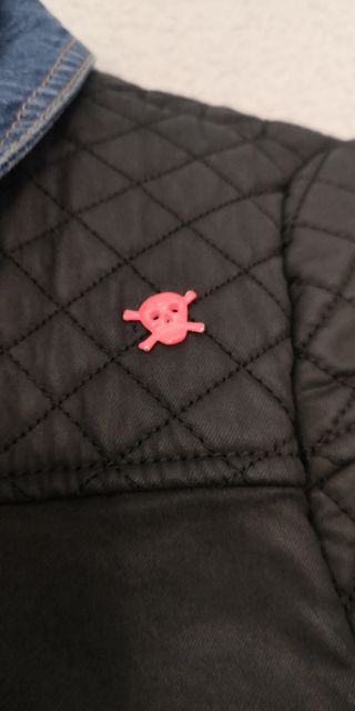 Cazadora tipo biker combinada Vaquero Holy Preppy