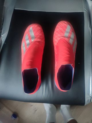 adidas speedflow+ sin cordones rojas y azules