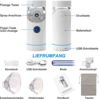 Nebulizador portatil inhalador 