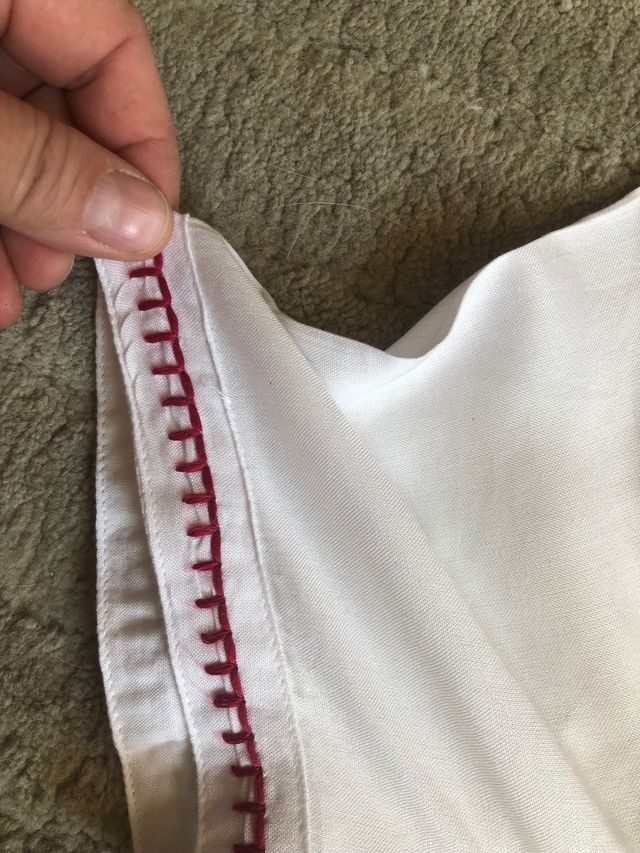 Vestido verano bordado Cortefiel talla L