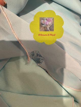 Mono largo de fiesta con capelina Ana Torres