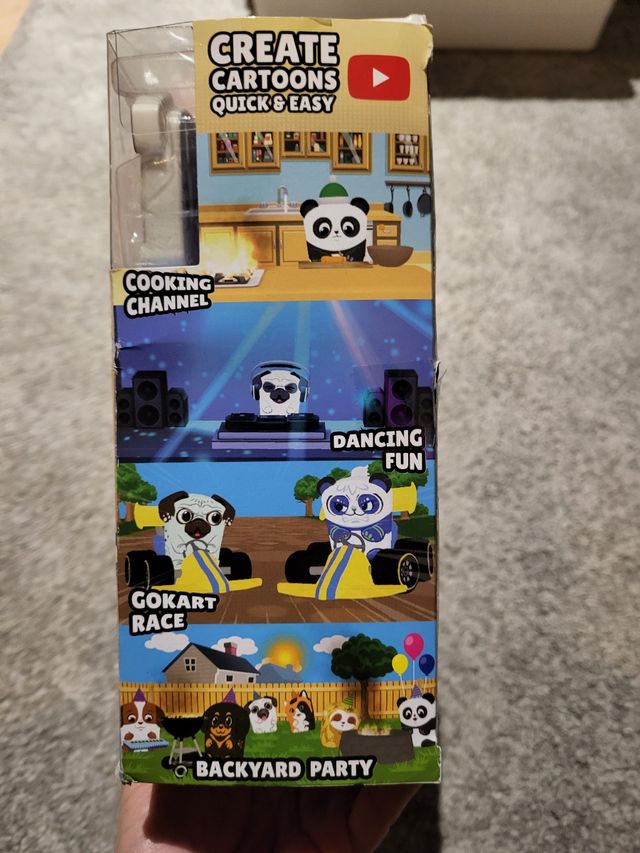 Juguete infantil toaster pets cartoons studio