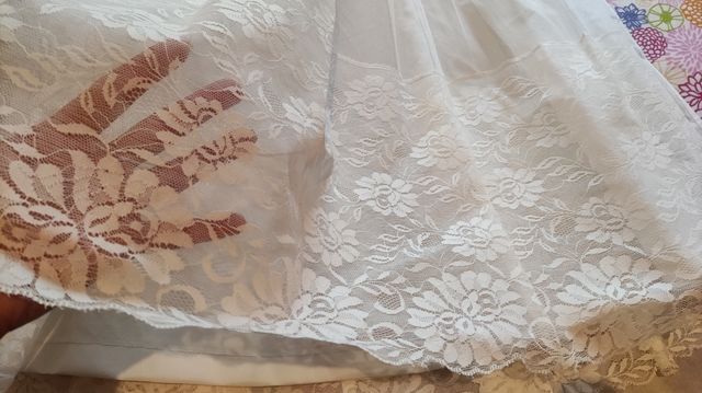 VESTIDO COMUNIÓN TIZZAS TALLA 115+CANCÁN DE REGALO