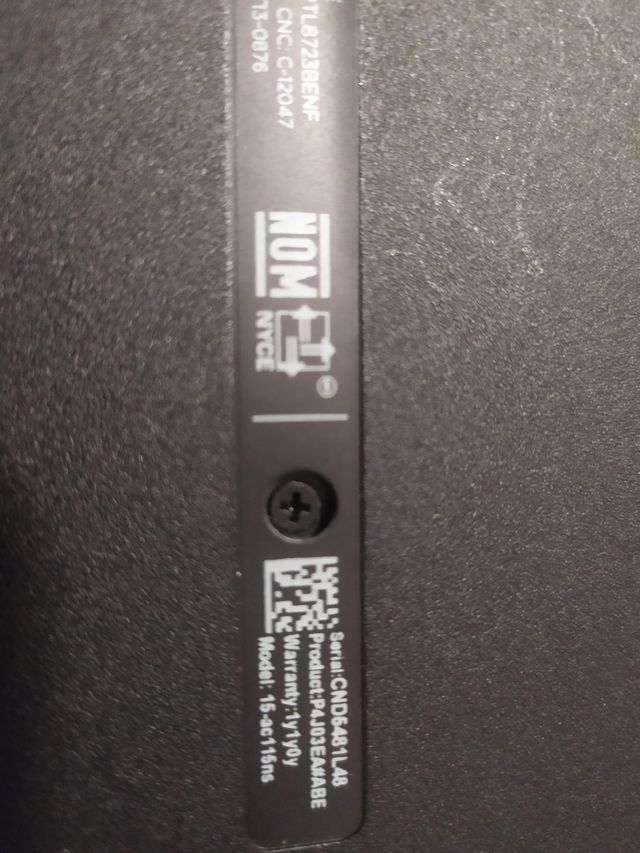 ordenadr portátil hp. 200eurosDISCO DURO RECIÉN PU