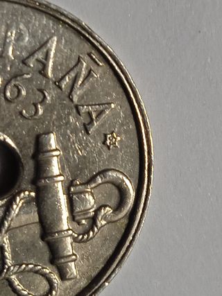 monedas de 50 centimos de 1963 estrella 63. 