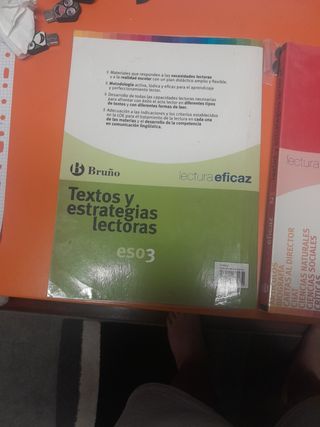 Libros de 1,2,3 de la eso de lengua