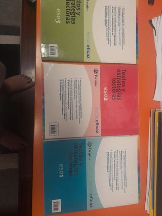 Libros de 1,2,3 de la eso de lengua