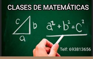Clases particulares de matemáticas a domicilio