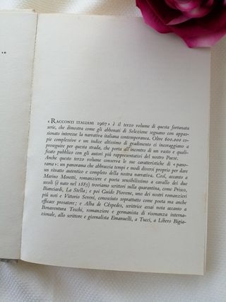 Collection libri antichi Racconti Italiani 1967