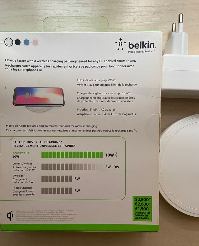 Cargador Inalámbrico Blanco