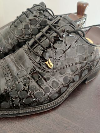 Zapatos Gianni Versace - Piel Cocodrilo 43.5