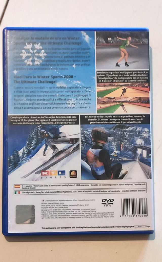 Winter Sports the ultimate challenge 2008 PS2
