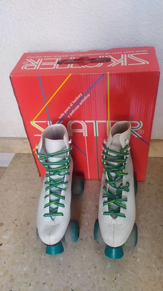 Patines patinaje artistico 37-38 con fundas regalo