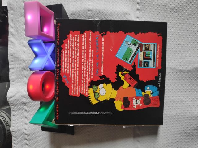 the Simpsons bart VS amstrad disco