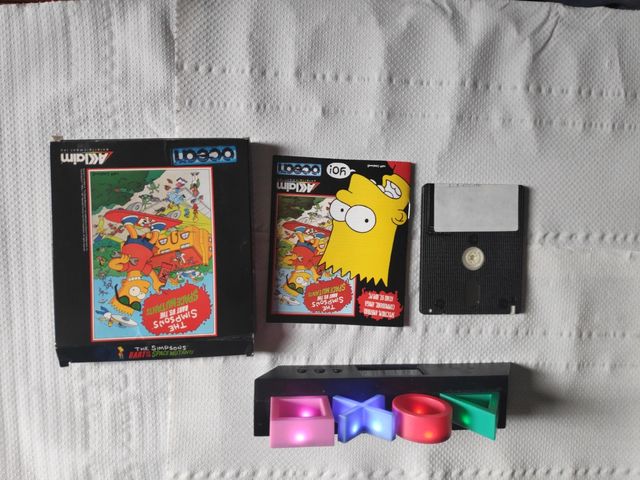 the Simpsons bart VS amstrad disco